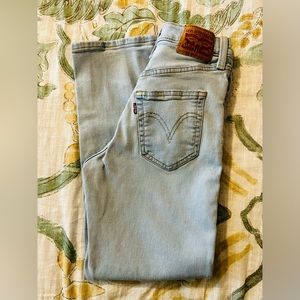 Levi’s ribcage straight ankle jeans 24